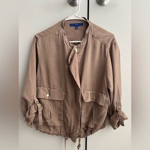 Apt.9 tan zip up jacket